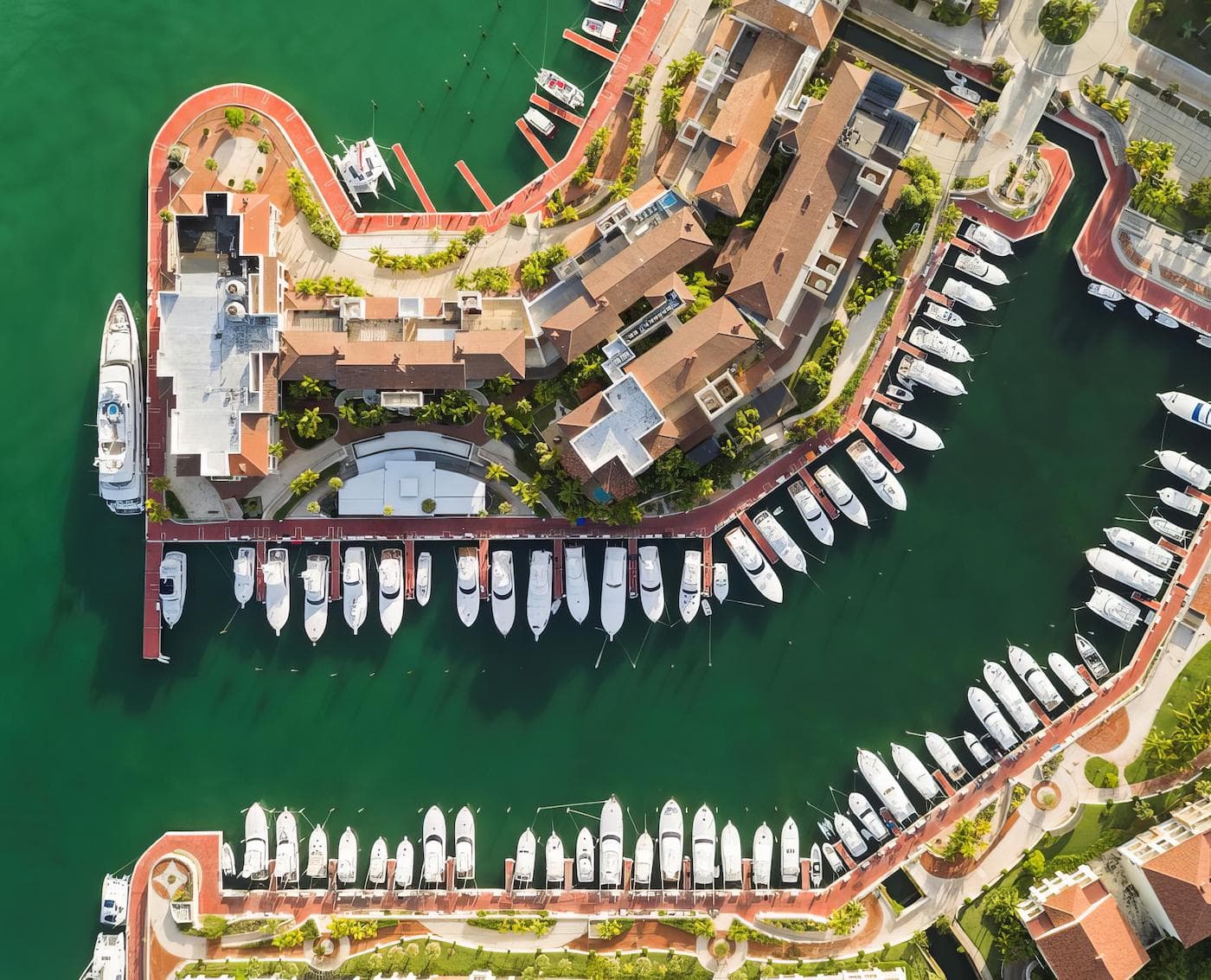 Marina Cap Cana aerial view